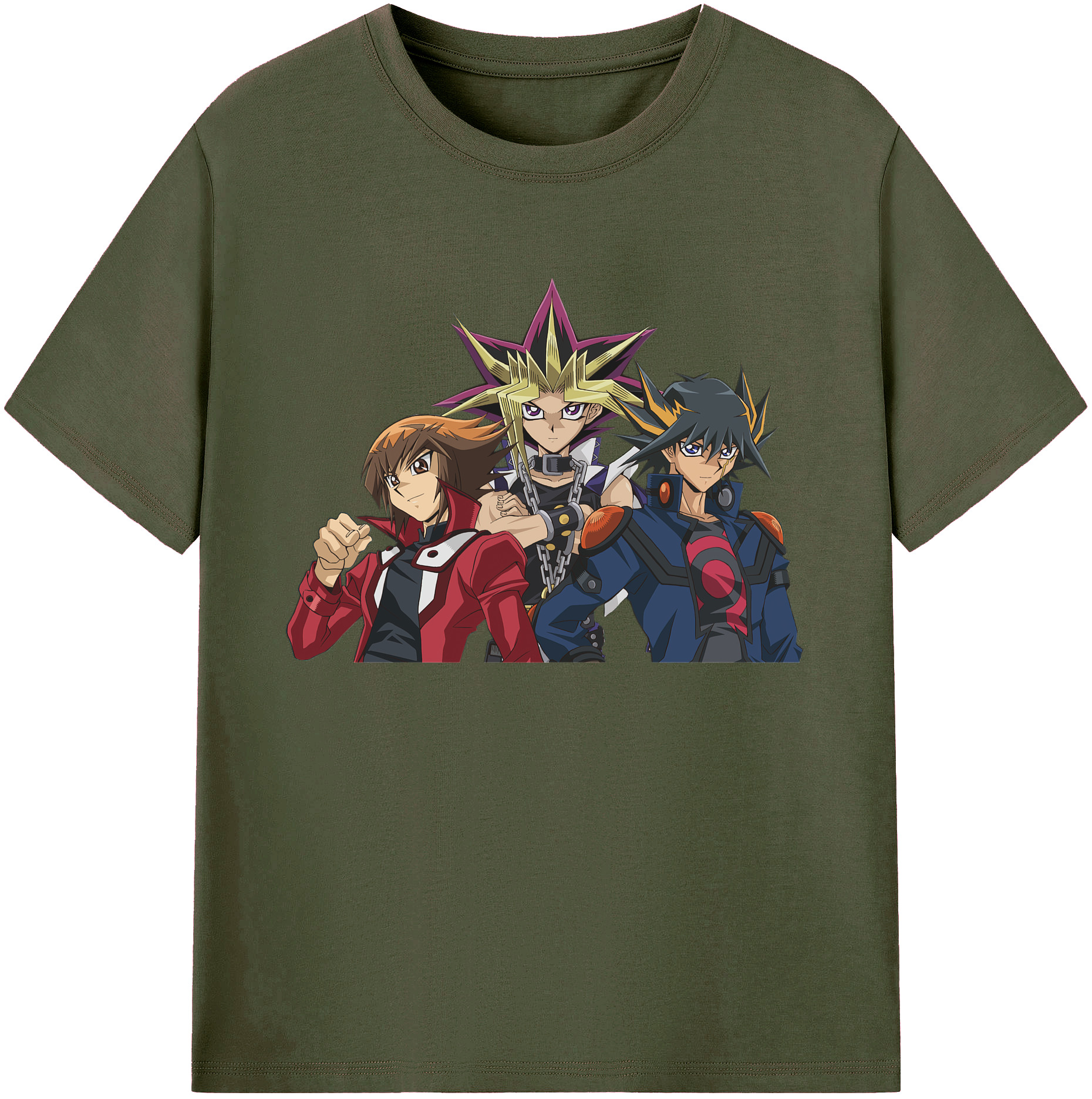 （画像用） 遊☆戯☆王 Yu-Gi-Oh! 綿100％ メンズ半袖Tシャツ｜肌触りやわらか＆通気性